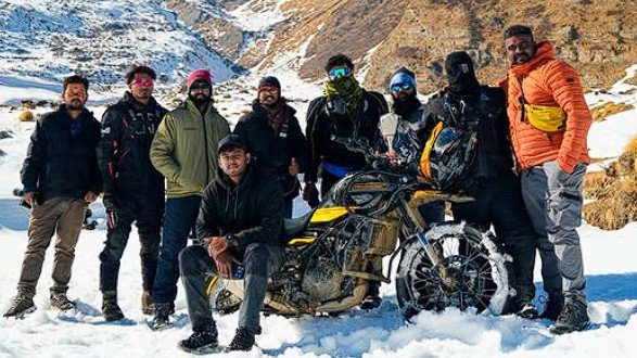 Yes, we rode to the snow